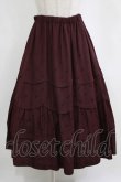 画像1: Jane Marple Dans Le Salon / Ribbon jacquardダンドールスカート  ボルドー H-26-01-06-007-JM-SK-KB-ZH (1)