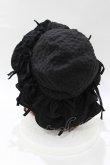 画像3: merry jenny / ribbonフリルハット  ブラック H-26-01-06-073-LO-AC-KB-ZH (3)