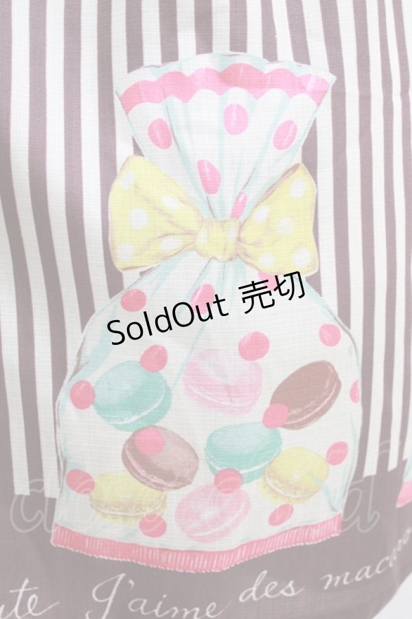 画像4: Emily Temple cute / ラッピングマカロンワンピース  チャ H-26-01-06-010-ET-OP-KB-ZH (4)