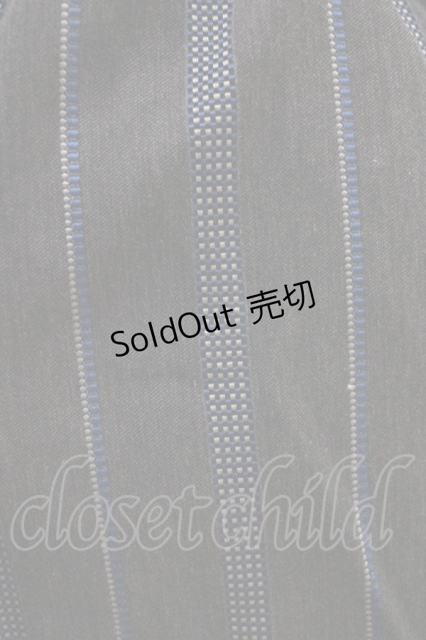 画像4: Jane Marple / Regatta Stripeマナードレス  チャコールグレー H-26-01-06-015-JM-OP-KB-ZH (4)