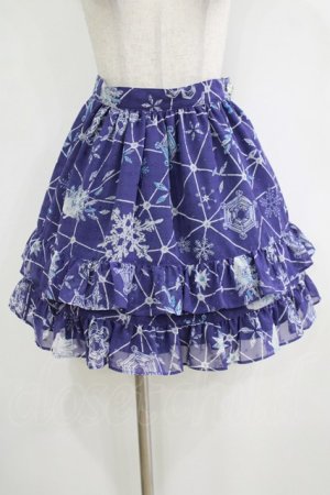 画像: MILK / Snow Friendsスカート  ネイビーベース H-26-01-06-016-ML-SK-KB-ZH