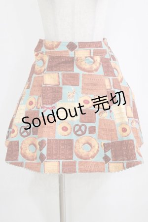 画像: Emily Temple cute / ビスケット＆チョコスカート  サックス H-26-01-06-018-ET-SK-KB-ZH