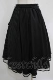 画像3: axes femme / ラッフルフリルイレヘムスカート M ブラック H-26-01-07-025-AX-SK-NS-ZH (3)