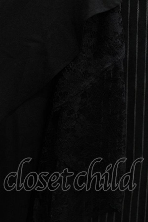 画像4: axes femme / ラッフルフリルイレヘムスカート M ブラック H-26-01-07-025-AX-SK-NS-ZH (4)