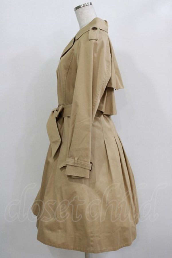 画像2: Franche Lippee / トレンチコート M キャメル H-26-01-07-026-LO-CO-NS-ZH (2)
