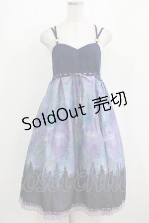 画像: axes femme POETIQUE / ミルキーウェイキャミワンピース M パープル H-26-01-07-028-AX-OP-NS-ZH