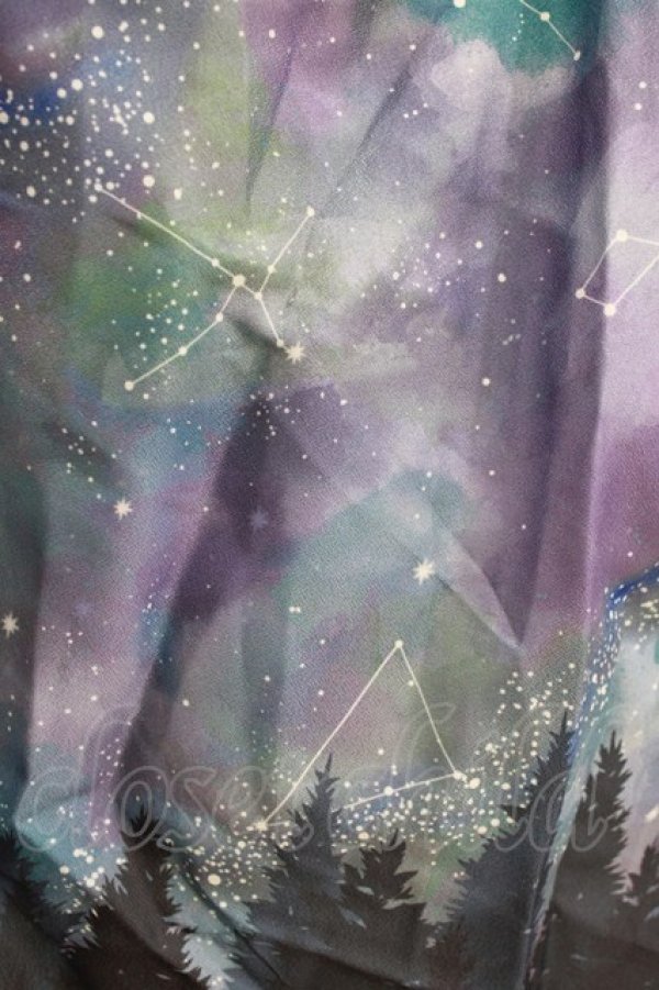 画像4: axes femme POETIQUE / ミルキーウェイキャミワンピース M パープル H-26-01-07-028-AX-OP-NS-ZH (4)