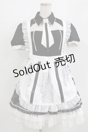 画像: Your Highness（海外ロリータブランド） / エプロン付きワンピース M ブラック H-26-01-07-030-PU-OP-NS-ZH