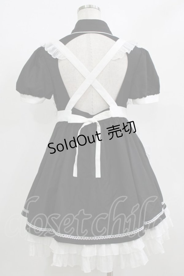 画像3: Your Highness（海外ロリータブランド） / エプロン付きワンピース M ブラック H-26-01-07-030-PU-OP-NS-ZH (3)