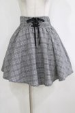 画像1: Ank Rouge / スピンドルチェックスカート M グレー H-26-01-07-033-CA-SK-NS-ZH (1)