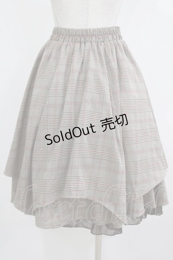 画像3: axes femme / ビット使いサススカート M ブラウン H-26-01-07-034-AX-SK-NS-ZH (3)