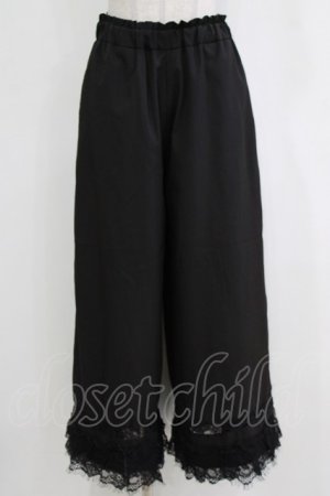 画像: Honey Cinnamon / ワイドパンツ Free ブラック H-26-01-07-043-LO-PA-NS-ZH