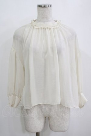 画像: Franche Lippee / スタンドカラーブラウス M 生成り H-26-01-07-045-LO-BL-NS-ZH