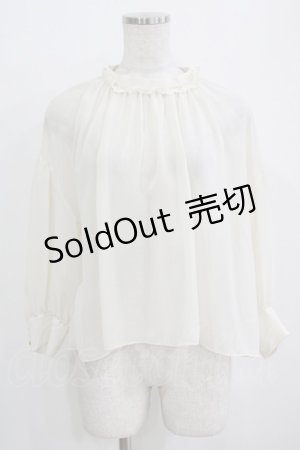 画像: Franche Lippee / スタンドカラーブラウス M 生成り H-26-01-07-045-LO-BL-NS-ZH