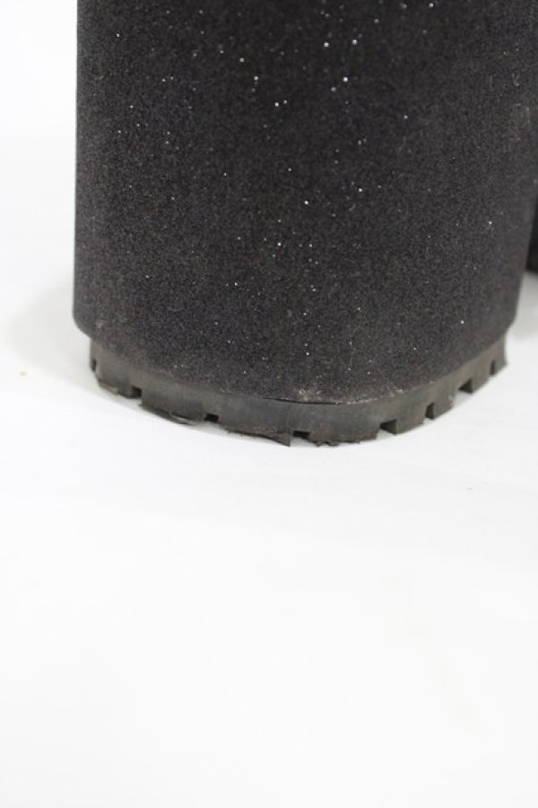 画像5: Ank Rouge / ポンポン&ハートきらきらシューズ LL ブラック H-26-01-07-1002-CA-SH-NS-ZH (5)