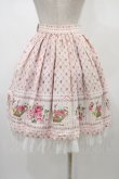 画像2: Innocent World / ローズガーデンスカート Free ピンク H-26-01-07-1032-IW-SK-NS-ZH (2)