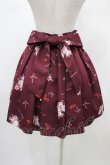 画像2: Ank Rouge / Cherry Roseスカート M ボルドー H-26-01-07-1036-CA-SK-NS-ZH (2)