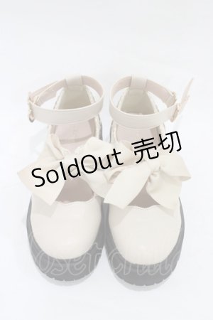 画像: axes femme POETIQUE / 厚底シューズ L ベージュ H-26-01-07-1003-AX-SH-NS-ZH