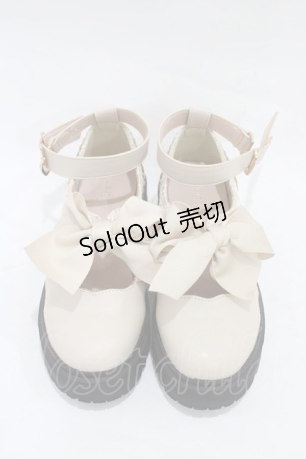 画像1: axes femme POETIQUE / 厚底シューズ L ベージュ H-26-01-07-1003-AX-SH-NS-ZH (1)