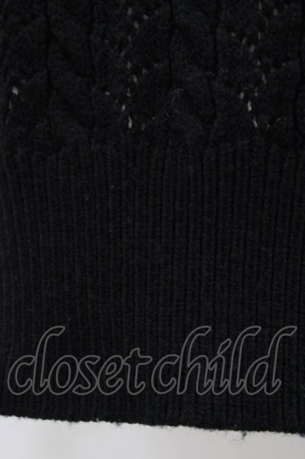 画像3: MA*RS / ロングニットカーディガン Free ブラック H-26-01-07-1041-EL-TO-NS-ZH (3)