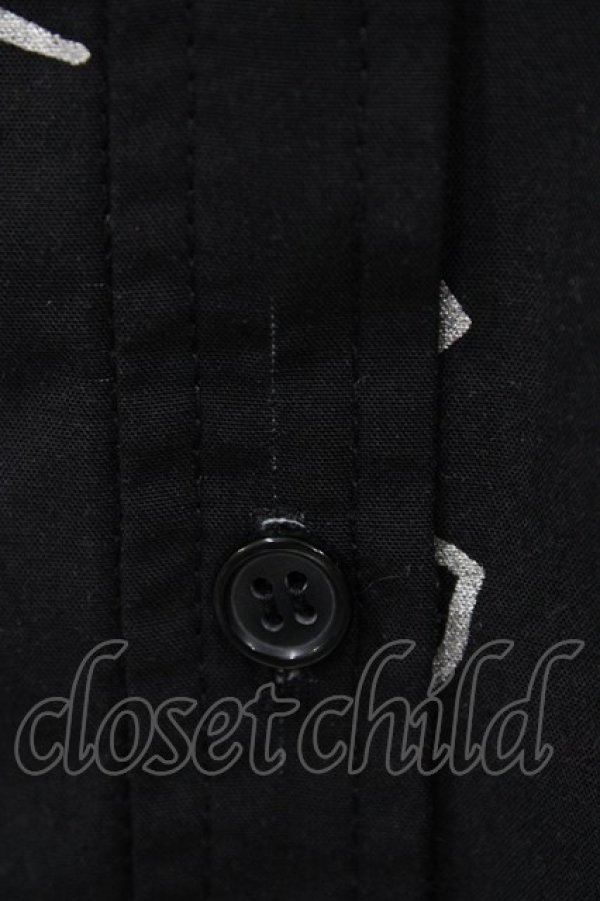 画像4: Jamie エーエヌケー / ハートクロス柄長袖BIGシャツ M ブラック H-26-01-07-1042-LO-BL-NS-ZH (4)