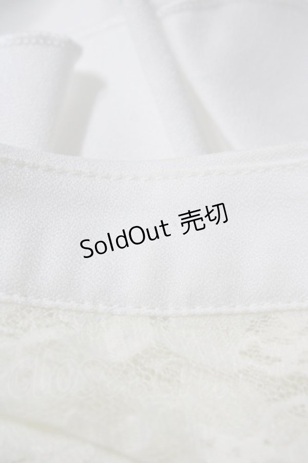 画像4: MA*RS / レース切替ボウタイブラウス Free オフ H-26-01-07-1050-EL-BL-NS-ZH (4)