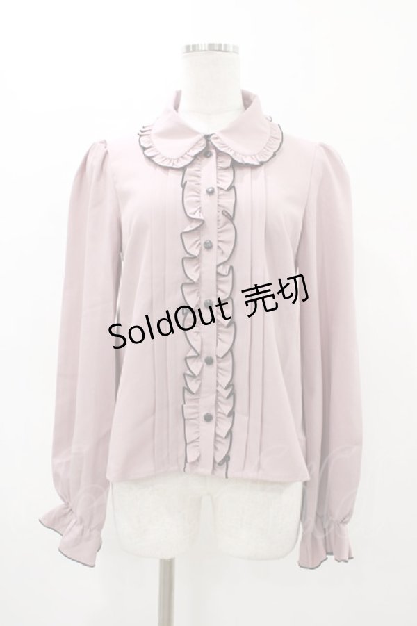 画像1: DearMyLove / リボンブラウス M ピンク H-26-01-07-1056-EL-BL-NS-ZH (1)