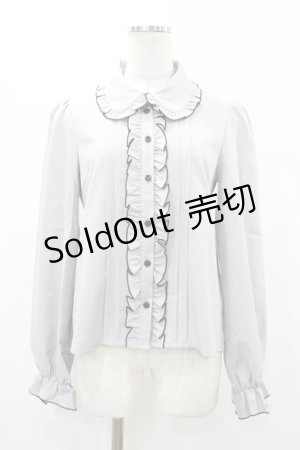 画像: DearMyLove / リボンブラウス M ブルー H-26-01-07-1057-EL-BL-NS-ZH