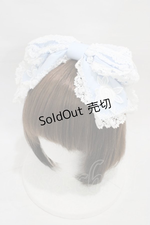 画像1: BABY,THE STARS SHINE BRIGHT / Romantic Dream Roseカチューシャ  サックス H-26-01-07-1007-BA-AC-NS-ZH (1)