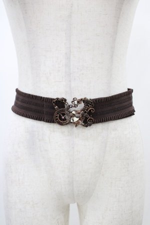 画像: axes femme / 懐中時計×うさぎゴムベルト  ブラウン H-26-01-07-1011-AX-ZA-NS-ZH