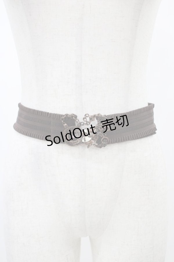 画像1: axes femme / 懐中時計×うさぎゴムベルト  ブラウン H-26-01-07-1011-AX-ZA-NS-ZH (1)