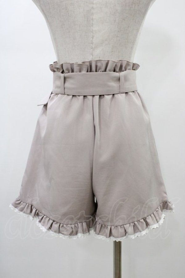 画像2: NOEMIE / フリル使いショートパンツ S ピンク H-26-01-07-1013-LO-PA-NS-ZH (2)