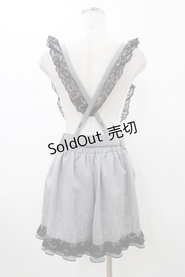 画像2: MA*RS / ハートバックルショートパンツ Free ブラックチェック H-26-01-07-1015-EL-PA-NS-ZH (2)