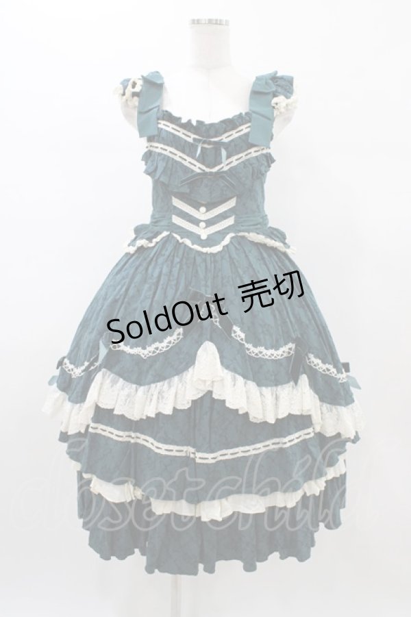 画像1: Hoshibako Works / 西洋人形魔法ジャンパースカート S グリーン H-26-01-07-1016-LO-OP-NS-ZH (1)