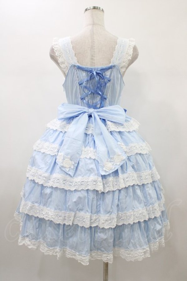 画像2: BABY,THE STARS SHINE BRIGHT / Romantic Dream Roseジャンパースカート Free サックス H-26-01-07-1018-BA-OP-NS-ZH (2)