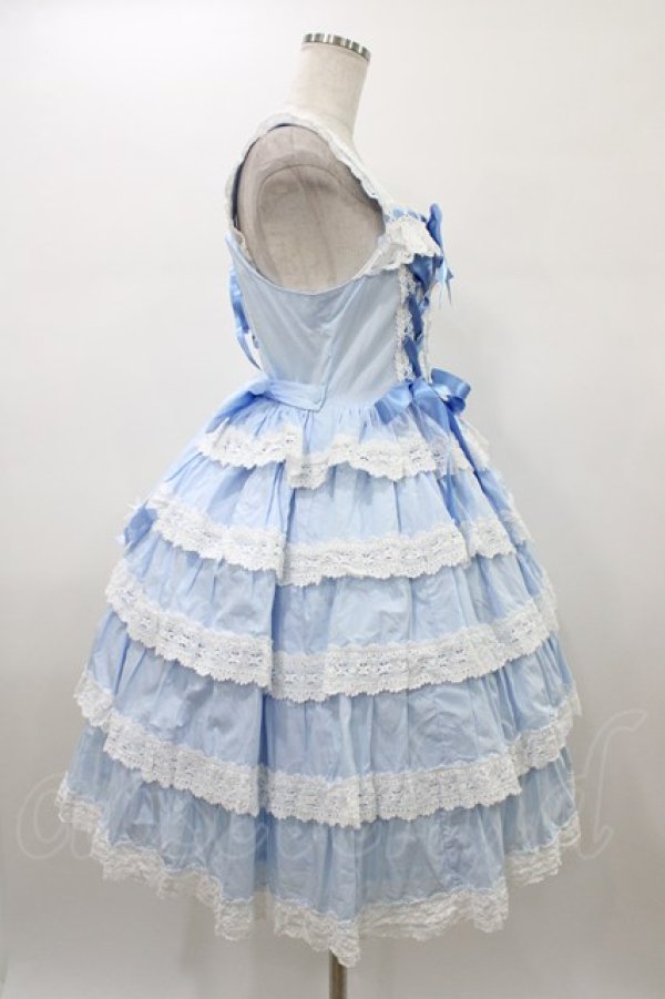 画像3: BABY,THE STARS SHINE BRIGHT / Romantic Dream Roseジャンパースカート Free サックス H-26-01-07-1018-BA-OP-NS-ZH (3)