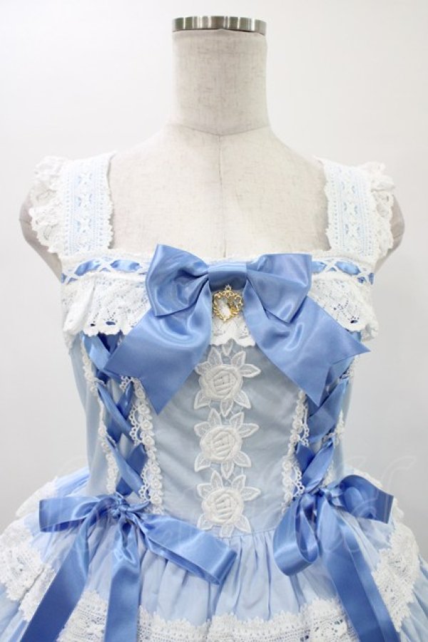 画像4: BABY,THE STARS SHINE BRIGHT / Romantic Dream Roseジャンパースカート Free サックス H-26-01-07-1018-BA-OP-NS-ZH (4)