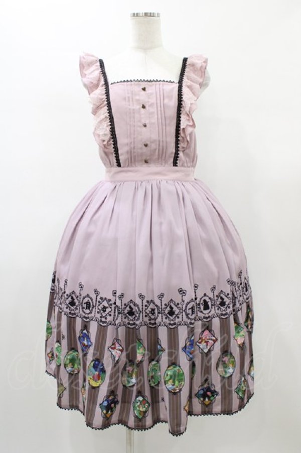 画像1: axes femme POETIQUE / ふしぎの国のアリス/ワンピース M ピンク H-26-01-07-1021-AX-OP-NS-ZH (1)