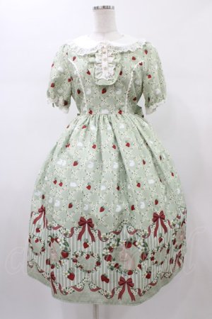 画像: axes femme kawaii / ベリーフィールズワンピース M グリーン H-26-01-07-1023-AX-OP-NS-ZH