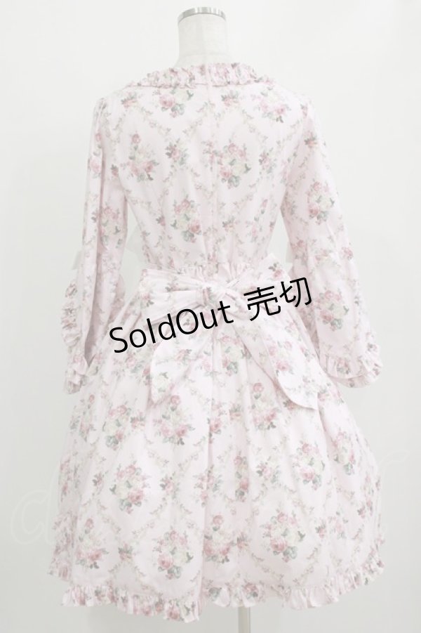 画像3: AND ROMEO / グログランリボンワンピース Free ピンク H-26-01-07-004-LO-OP-NS-ZH (3)