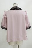 画像3: DearMyLove / レース重ねハートバックルリボンブラウス 3L ピンク H-26-01-07-047-EL-BL-NS-ZH (3)