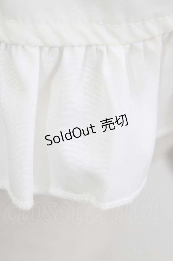 画像4: Lolitime（海外ロリータブランド） / 刺繍衿ブラウス M オフ H-26-01-07-049-GO-BL-NS-ZH (4)