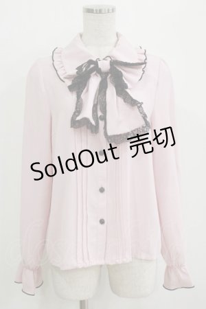 画像: DearMyLove / リボンブラウス M ピンク H-26-01-07-050-EL-BL-NS-ZH