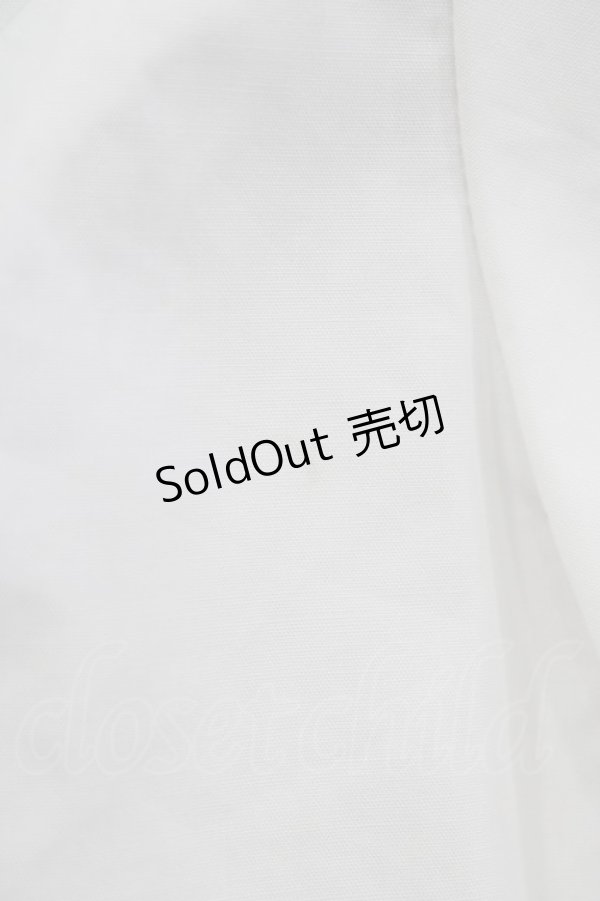 画像4: 草苺巫女（海外ロリータブランド） / リボンブラウス M オフ H-26-01-07-053-GO-BL-NS-ZH (4)