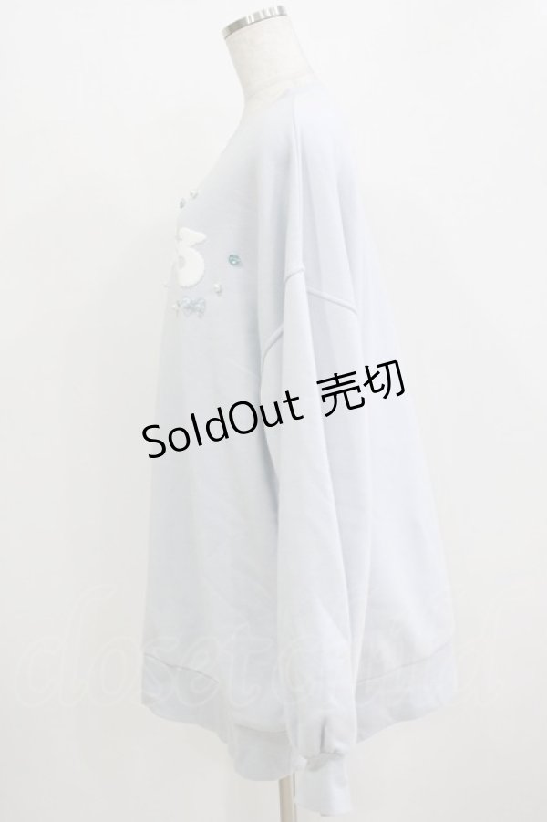 画像2: Ank Rouge / ましゅまろプルオーバー M サックス H-26-01-07-063-CA-TO-NS-ZH (2)