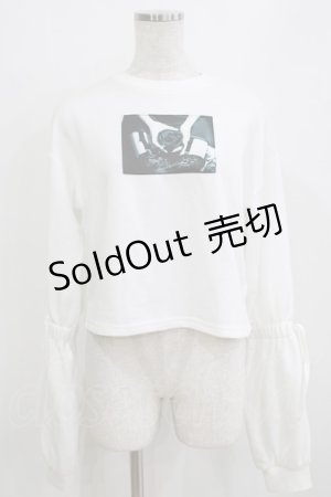 画像: EATME / マムルークスリーブショートTOP Free オフホワイト H-26-01-07-067-LO-TO-NS-ZH