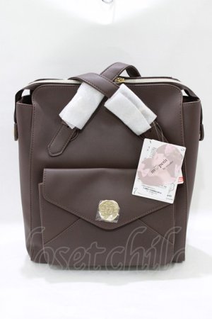 画像: m petit by misako / AMリュック  ブラウン H-26-01-07-069-LO-BG-NS-ZH