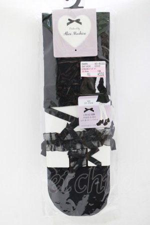 画像: Alice Mashiro / ECMAOVKシアーガーター  ブラック H-26-01-07-071-PU-ZA-NS-ZH