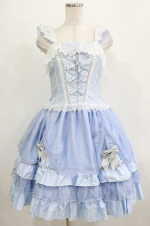 画像: BABY,THE STARS SHINE BRIGHT / 雪の妖精ジャンパースカート Free サックス H-26-01-07-007-BA-OP-NS-ZH