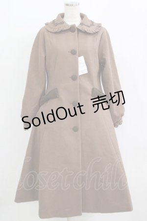 画像: m petit by misako / TT*AOKロングコート S ブラウン H-26-01-07-010-LO-CO-NS-ZH